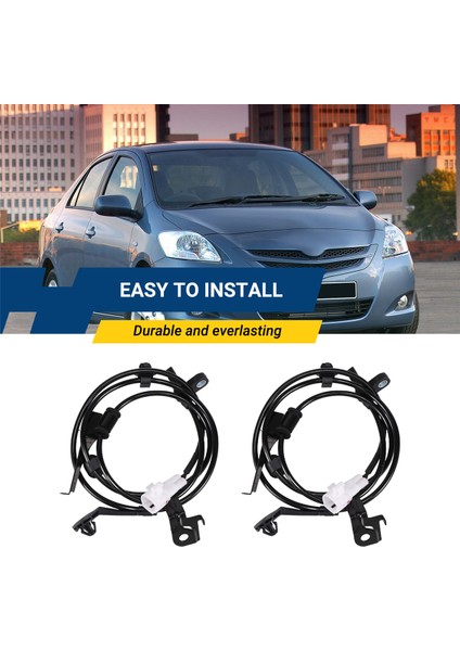 2006-2012 Toyota YARIS,2008 - 2009 Scion Xd 89543-52030,89543-0D040 Için 1 Çift Ön Sol ve Sağ Abs Tekerlek Hız Sensörü (Yurt Dışından) indirimleri