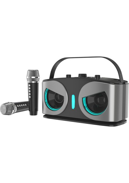 SD306PLUS Owl Bluetooth Hoparlör Güçlü Taşınabilir Çift Mikrofonlu Hıfı Ses Karaoke ve Açık Hava Partileri Için Ideal (Yurt Dışından)