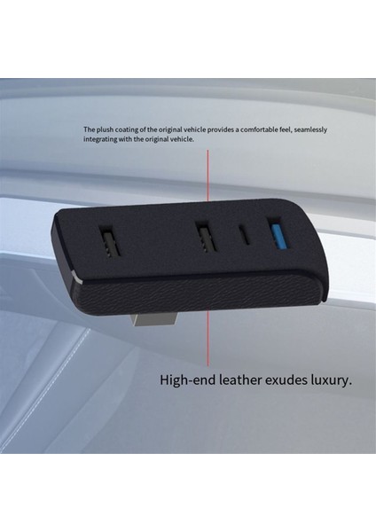 Tesla Model 3 Y 3+ Y Juniper USB Hub Portlu Araç 4'ü 1 Arada USB Genişletici Şarj Cihazı Için Eldiven Kutusu Yerleştirme Istasyonu (Yurt Dışından) fiyatları