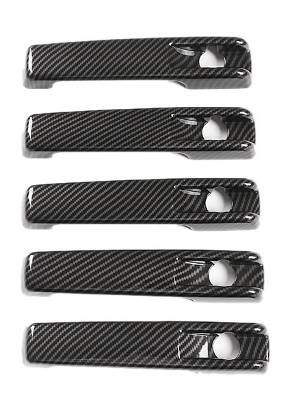 Araba Karbon Fiber Dış Kapı Kolu Ayar Kapağı Mercedes Benz G Sınıfı Için W463 W464 G65 G55 G63 G500 G550 2019-2020 (Yurt Dışından) indirimleri