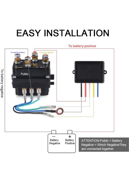 Kablosuz Elektrikli Vinç Uzaktan Kumanda Kiti Röle Vinç Kontrol Sistemi Kamyonlar Suv Atv Utv Için Evrensel El Anahtarı (Yurt Dışından) modelleri