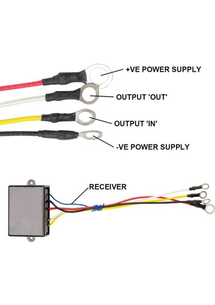 Kablosuz Elektrikli Vinç Uzaktan Kumanda Kiti Röle Vinç Kontrol Sistemi Kamyonlar Suv Atv Utv Için Evrensel El Anahtarı (Yurt Dışından) fırsatları