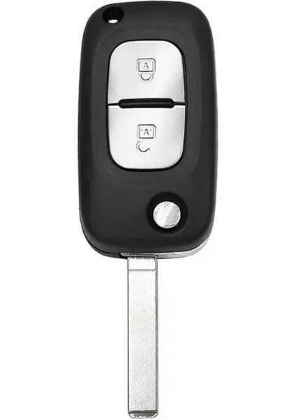 Renault Clio Twingo Kangoo Master Modus Için 433MHZ ID46 PCF7961 Çipli 2 Düğmeli Katlanır Kapaklı Uzaktan Anahtar (Yurt Dışından) modelleri