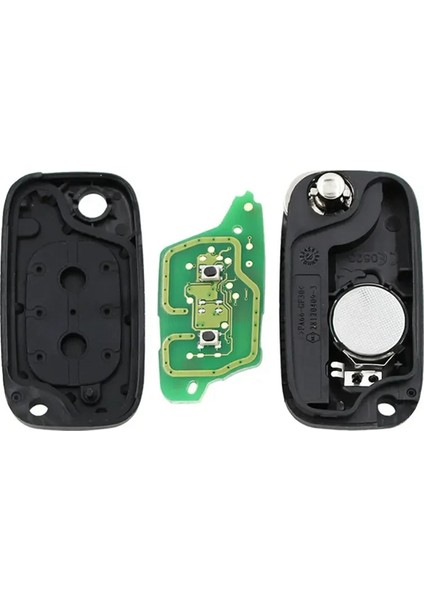 Renault Clio Twingo Kangoo Master Modus Için 433MHZ ID46 PCF7961 Çipli 2 Düğmeli Katlanır Kapaklı Uzaktan Anahtar (Yurt Dışından) indirimleri