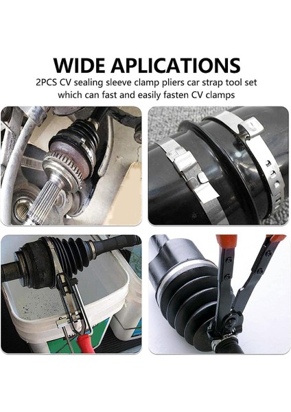 Adet Cv Bot Kelepçe Pensesi Seti, 20 Adet Sıkma Bantları, Derz Körük Kelepçe Sıkma Pensesi, Hortum Bandı Aks Pensesi, Araba Bantlama (Yurt Dışından) indirimleri