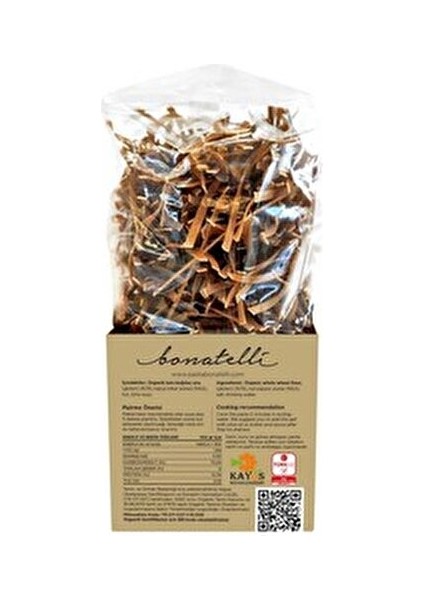 Fettuccine Siyez İnce Çubuk Makarna 400 gr Zengin Lif İçeriğiyle Sağlıklı Seçim fiyatları