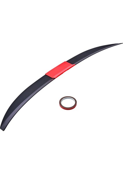 Universal Araç Spoyleri, Ayarlanabilir Arka Bagaj Spoyleri Dudak Çatı Kuyruk Kanat Aksesuarları, Siyah+Kırmızı (Yurt Dışından)