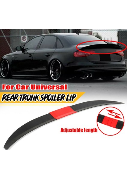 Universal Araç Spoyleri, Ayarlanabilir Arka Bagaj Spoyleri Dudak Çatı Kuyruk Kanat Aksesuarları, Siyah+Kırmızı (Yurt Dışından) modelleri