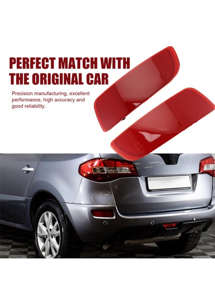 Arka Tampon Fren Lambası Kabuğu Kuyruk Dönüş Sinyal Reflektör Lambası Kapağı Renault Koleos 2008-2016 26565JY00A 26560JY00A (Yurt Dışından) indirimleri