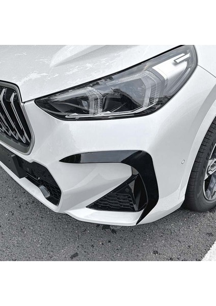 Araba Ön Tampon Splitter Spoiler Trim Sis Lambası Canard Bmw X1 U11 M Sport 2023+ Parlak Siyah Araba Styling (Yurt Dışından)