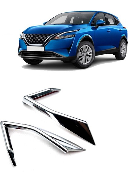 Nissan Qashqai Için J12 2022 2023 Araba Ön Tampon Çerçeve Sis Aydınlatma Koruması Trim Aksesuarları (Yurt Dışından) fiyatları