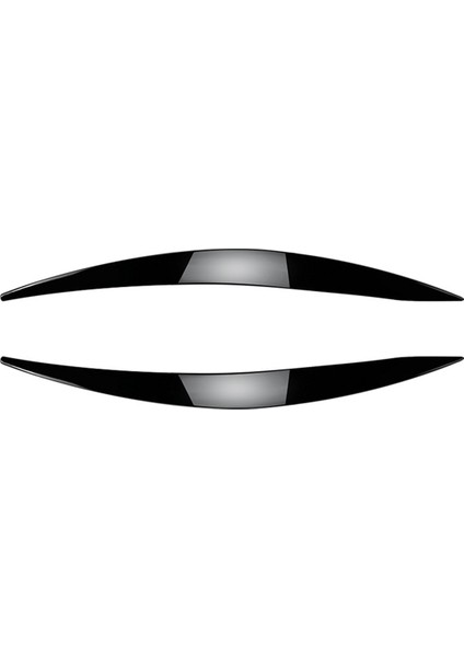 Ford Focus Mk4 2019-2021 Araç Göz Kapakları Için Parlak Siyah Far Lambası Kaş Kapağı Kaplaması (Yurt Dışından)