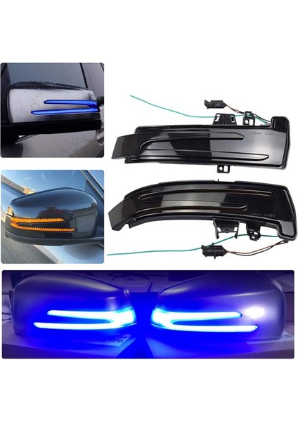 Mercedes Benz A/b/c/e/s/cla/gla/glk/cls Sınıfı W176 W246 W204 Için Dinamik LED Yan Ayna Sıralı Dönüş Sinyal Lambaları (Yurt Dışından) modelleri