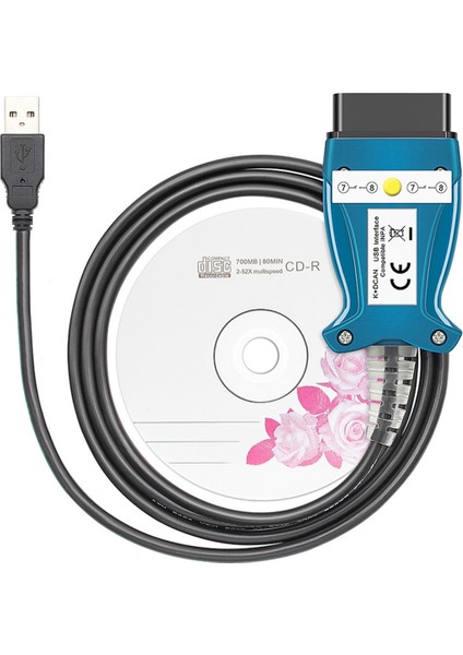 Bmw Obd2 E60 E61 E70 E81 E83 E90 E91 Araç Teşhis Araçları Için Inpa K+Dcan Çipi Obd 2 Tarayıcı Anahtarı USB Arabirim Kablosu (Yurt Dışından) fırsatları