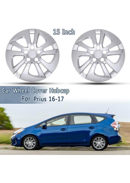 2016-2018 Toyota Prius Için 1 Çift 15 Inç Araba Jant Kapağı Göbek Kapağı Değişimi (Yurt Dışından) modelleri