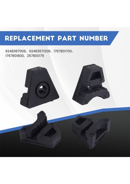 Mercedes Cla Ce Sınıfı W176 W177 W205 C207 C117 62483671106 Için 4 Adet Araba Tavan Penceresi Sürgüsü Tamir Takımı Klipsi (Yurt Dışından) fırsatları