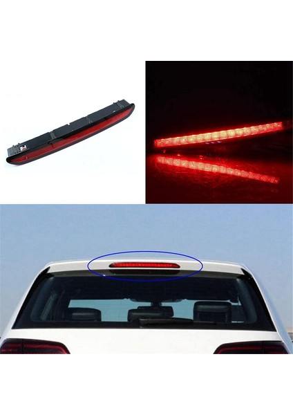 Golf 6, Golf 7 Mk6 Polo Hatchback 6r Için Araç Yüksek Montajlı Üçüncü Fren Lambası 3. Stop Lambası Arka Stop Lambası 5K0945087B (Yurt Dışından) modelleri