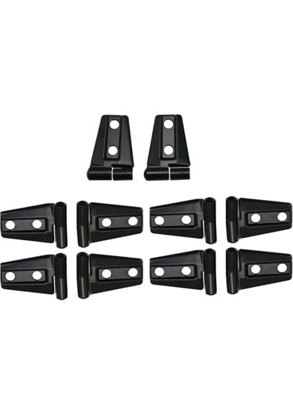 10X Kaput ve Kapı Menteşe Kapağı 2007-2017 Jeep Wrangler Jk Jku Araba Aksesuarları (Yurt Dışından)