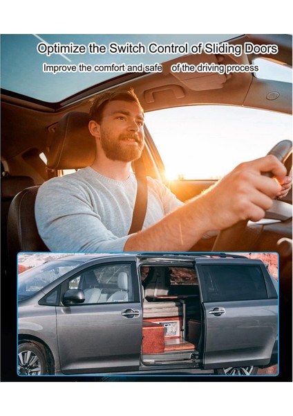 85015-08010 Araç Elektrikli Sürgülü Kapı Kablo Tertibatı 2011-2020 Toyota Sienna Sağa Uyumlu (Yurt Dışından)