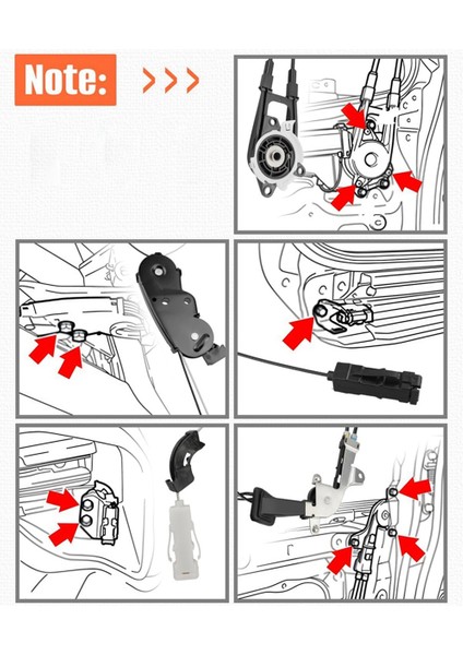 85015-08010 Araç Elektrikli Sürgülü Kapı Kablo Tertibatı 2011-2020 Toyota Sienna Sağa Uyumlu (Yurt Dışından) modelleri