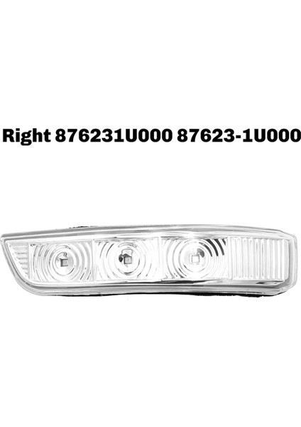 Kia Sorento 2011-2015 Sağ 876231U000 Için 3 LED Işık Merceği Yan Görüş Aynası Dönüş Sinyal Lambası (Yurt Dışından) fırsatları