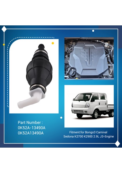Kıa Bongo3 Carnival Sedona K2700 K2900 2.9l J3 Motor 0K52A-13490A 0K52A13490A Için Dizel Tankları Manuel Yağ Emici (Yurt Dışından) fırsatları