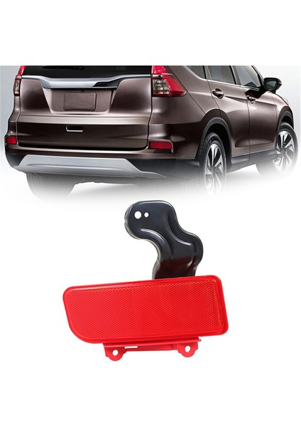 Çift Arka Tampon Reflektör Lamba Kapağı Baffle Arka Tampon Reflektörü 33505-T1W-A01 33555-T1W-A01 Honda Crv 2015-2016 Için (Yurt Dışından) fırsatları