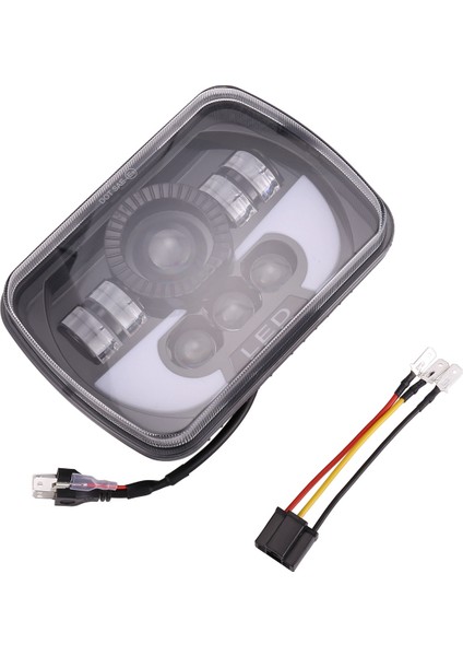 300W 5x7 LED Farlar LED Kapalı Işınlı Far Lambası Yüksek Düşük Işınlı LED Far Jeep Wrangler Yj Cherokee Xj Için (Yurt Dışından) modelleri