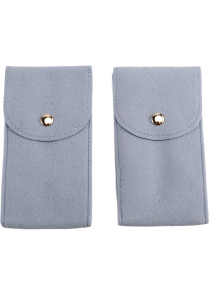 Adet Flanel Saat Kılıfı, 5,1x2,8 Inç Taşınabilir Seyahat Çantası Mücevher Saklama Çantası, Tekli Saat Saklama Kılıfı (Yurt Dışından)