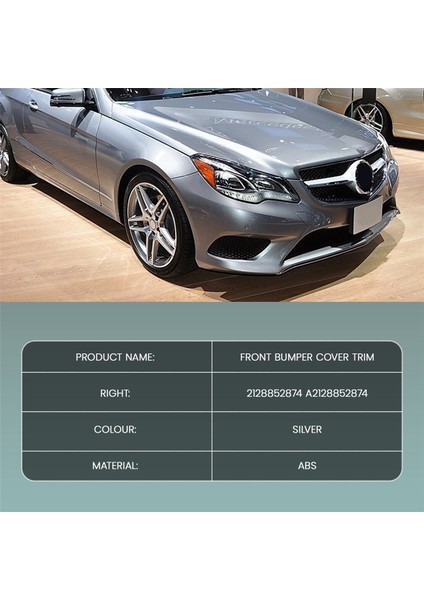 Mercedes-Benz E-Serisi W212 E350 2014-2016 Ön Tampon Dudak Ayırıcı 2128852874 Sağ Taraf (Yurt Dışından) modelleri