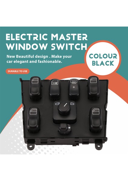 Mercedes Benz ml W163 ML320 ML430 1998-2002 1998 1999 Için Elektrikli Cam Anahtarı A 1638206610 A1638206610 (Yurt Dışından) fırsatları