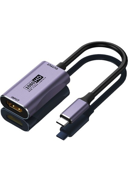 Telefon, Tablet, Projektör, Kamera, Mını - HDMI Uyumlu Adaptör Kablosu, Vlog, Film Yapımcısı, Dslr Için 4K Video Yakalama Kartı (Yurt Dışından)