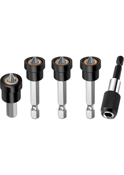 Adet Premium Manyetik Alçıpan Vidalama Aparatı - Alçıpan Alçıpan Vidaları Için Ph2 Uçları 1/4 Inç Altıgen Konumlandırma Ucu B (Yurt Dışından)