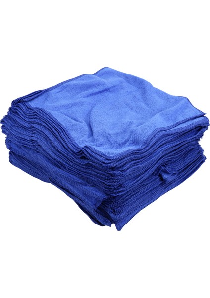 100 Adet Emici Mikrofiber Havlu Araba Bakım Ev Mutfak Yıkama Temizleme Bezi Havlu Mavi (Yurt Dışından) modelleri