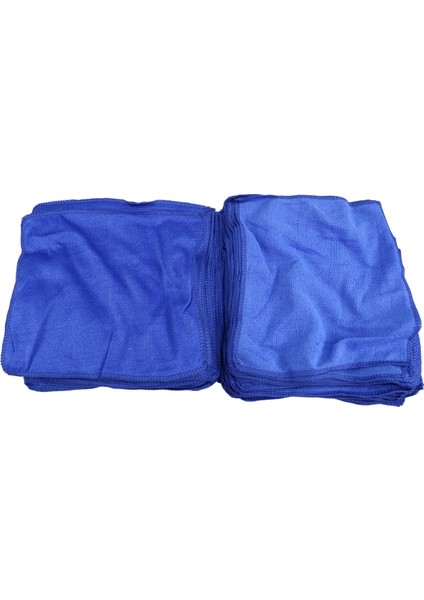 100 Adet Emici Mikrofiber Havlu Araba Bakım Ev Mutfak Yıkama Temizleme Bezi Havlu Mavi (Yurt Dışından) fırsatları