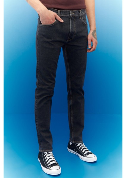 Rider Slim Fit Dar Kesim Normal Bel Esnek Jean Kot Pantolon