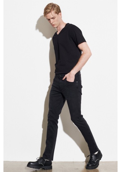 Larston Slim Fit Düşük Bel Denim Esnek Jean Kot Pantolon