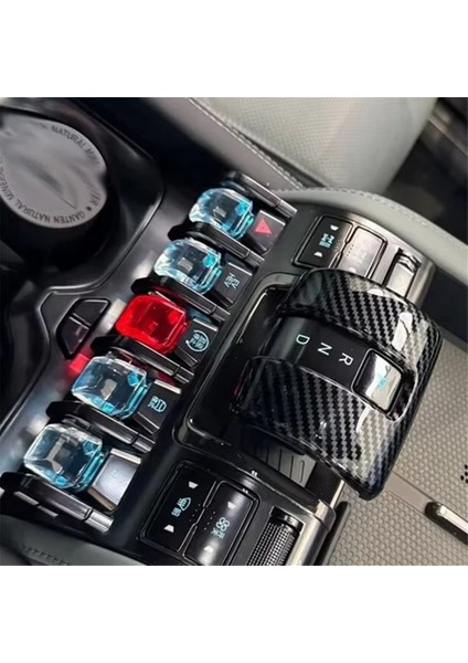 Byd Shark 2024 2025 Iç Aksesuarları Karbon Fiber Için Araç Vites Topuzu Dekorasyon Kapağı Vites Kolu Başlığı Kaplaması (Yurt Dışından) indirimleri