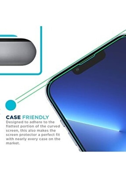 Apple iPhone 13 Uyumlu Ekran Koruyucu Kırılmaz Cam İnce Tasarım indirimleri