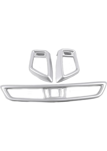 Nissan Qashqai J11 X-Trail x Trail T32 2014-2020 Gümüş Için 3 Adet Araç Klima Havalandırma Merkezi Klima Çıkış Kapağı Döşemesi (Yurt Dışından)