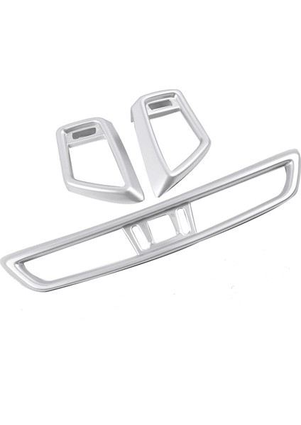 Nissan Qashqai J11 X-Trail x Trail T32 2014-2020 Gümüş Için 3 Adet Araç Klima Havalandırma Merkezi Klima Çıkış Kapağı Döşemesi (Yurt Dışından) modelleri