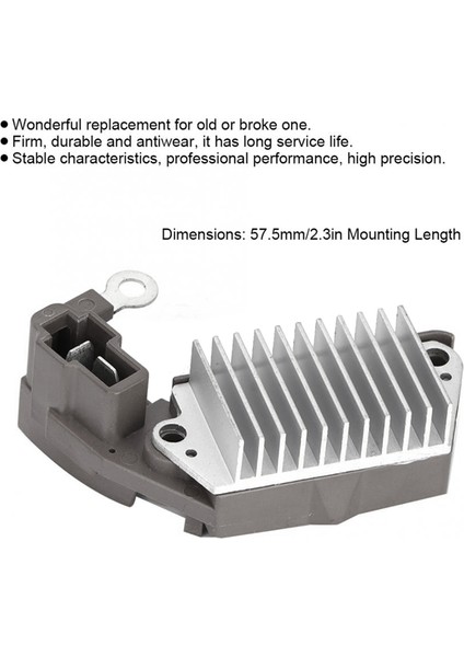 Alternatör Voltaj Regülatörü 2,3 Inç Montaj Uzunluğu IN254 Aksesuar Alternatör Regülatörü Araba Aksesuarları (Yurt Dışından) indirimleri