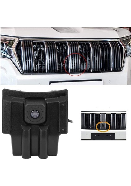 Toyota Land Cruiser Prado 150 J150 LC150 Için Araç Ön Görüş Kamerası 2018 Su Geçirmez Park Logo Ön Kamera (Yurt Dışından) indirimleri