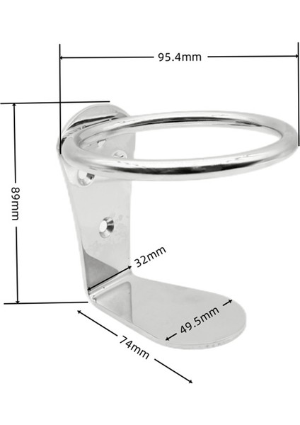 2 Adet Tekne Karavan Halka Bardak Içecek Tutucu 316 Paslanmaz Çelik Evrensel Içecek Tutucular Araba Deniz Tekne Aksesuar Bardak Tutucu (Yurt Dışından) fiyatları