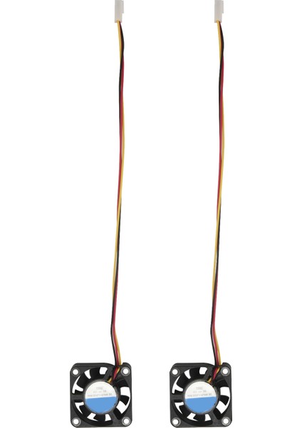 2 Adet 3 Pin 40MM Kare Pc Bilgisayar Soğutma Fanı Dc 12V Siyah (Yurt Dışından)