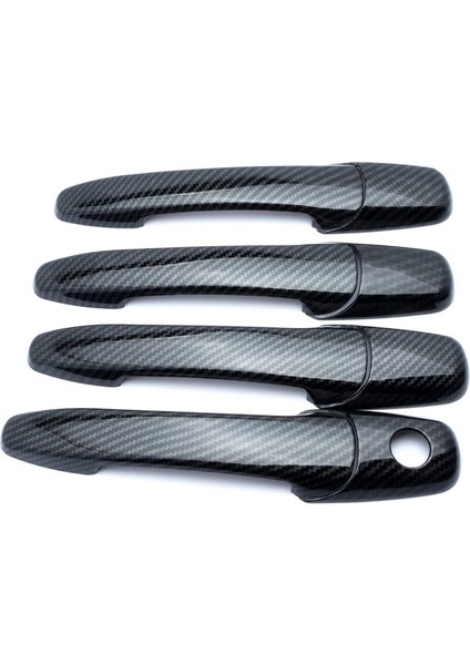 Karbon Fiber Araba Kapı Kolu Kapağı Mazda 2 3 6 Kapı Kolu Dekorasyon Kapı Kolu Kapak Trimler Anahtarsız Delikli (Yurt Dışından)