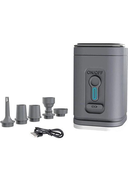 Açık Hava USB Hava Pompası Hava Kompresörü Şişme Bot Hava Yatağı Vakum Sıkıştırma Çantası Kamp Aydınlatması Için Uygundur (Yurt Dışından)