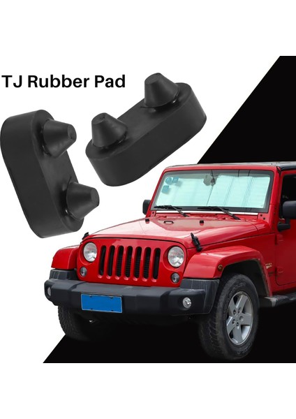 Jeep Wrangler Tj 1997-2006 Araba Aksesuarları Için Motor Kaputu Kauçuk Pedi (Yurt Dışından) fırsatları