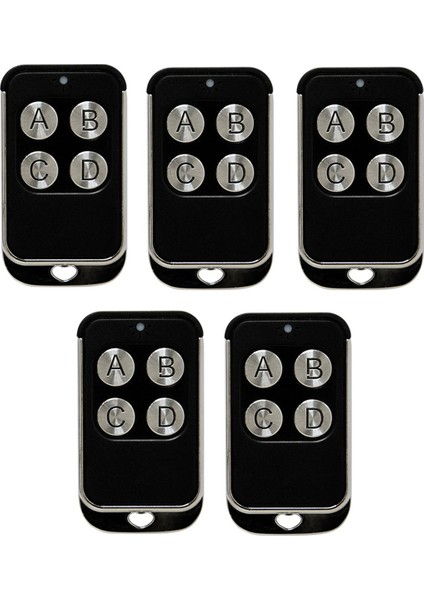 Otomatik Garaj Kapısı Için Rf Uzaktan Kumanda 433MHZ Yüz Yüze Kod Kopyası, 5 Adet (Yurt Dışından)