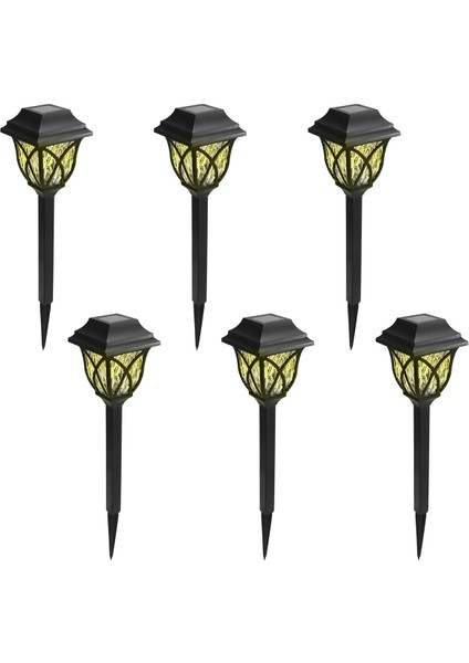 Güneş Enerjili Bahçe Işıkları Retro Antika Izgara Işıkları Dış Mekan Bahçe Işıkları Yerleşik Atmosfer Işıkları Gölge Işıkları (Yurt Dışından)